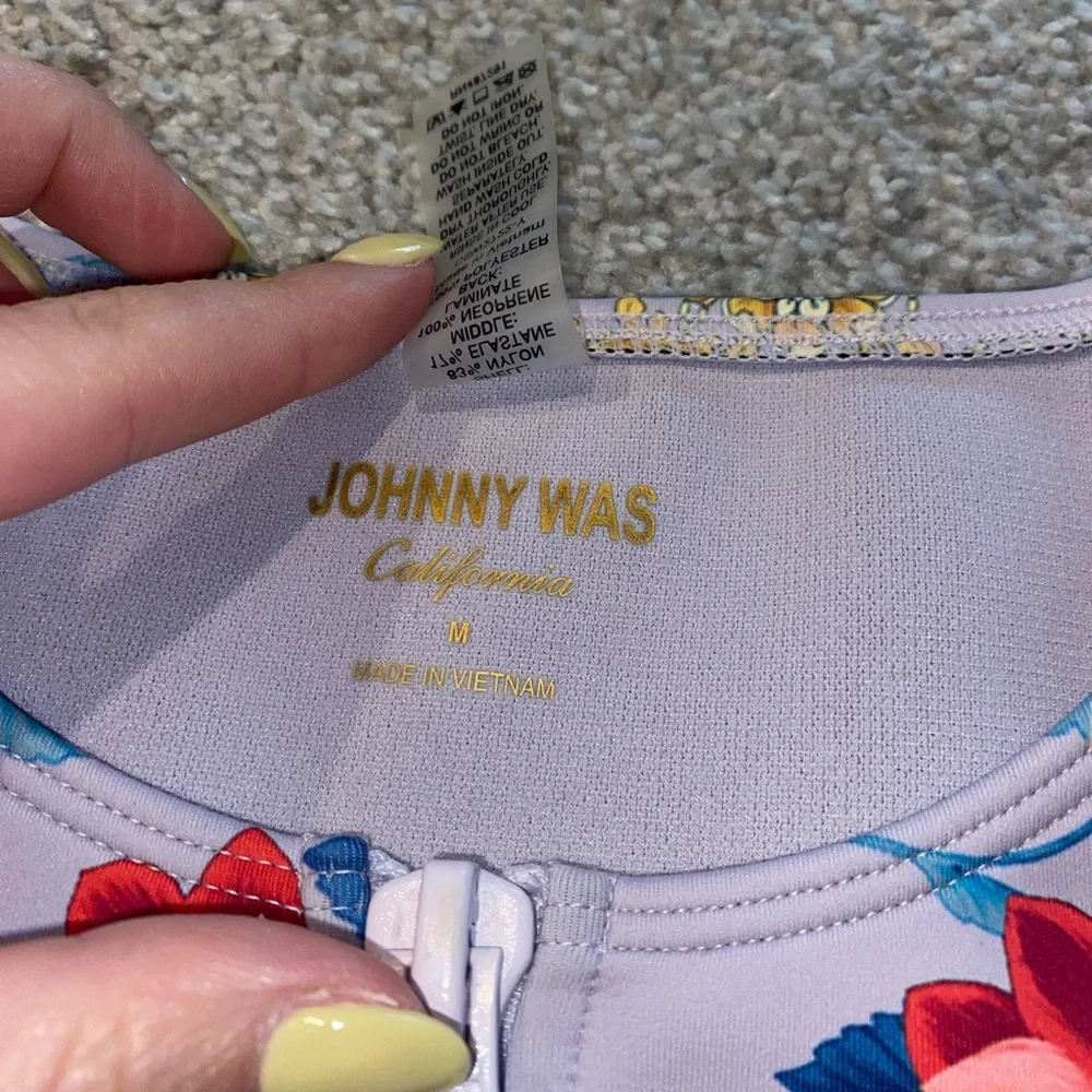 Johnny Was Japer Neoprene One-Piece swimsuit - Picture 4 of 6